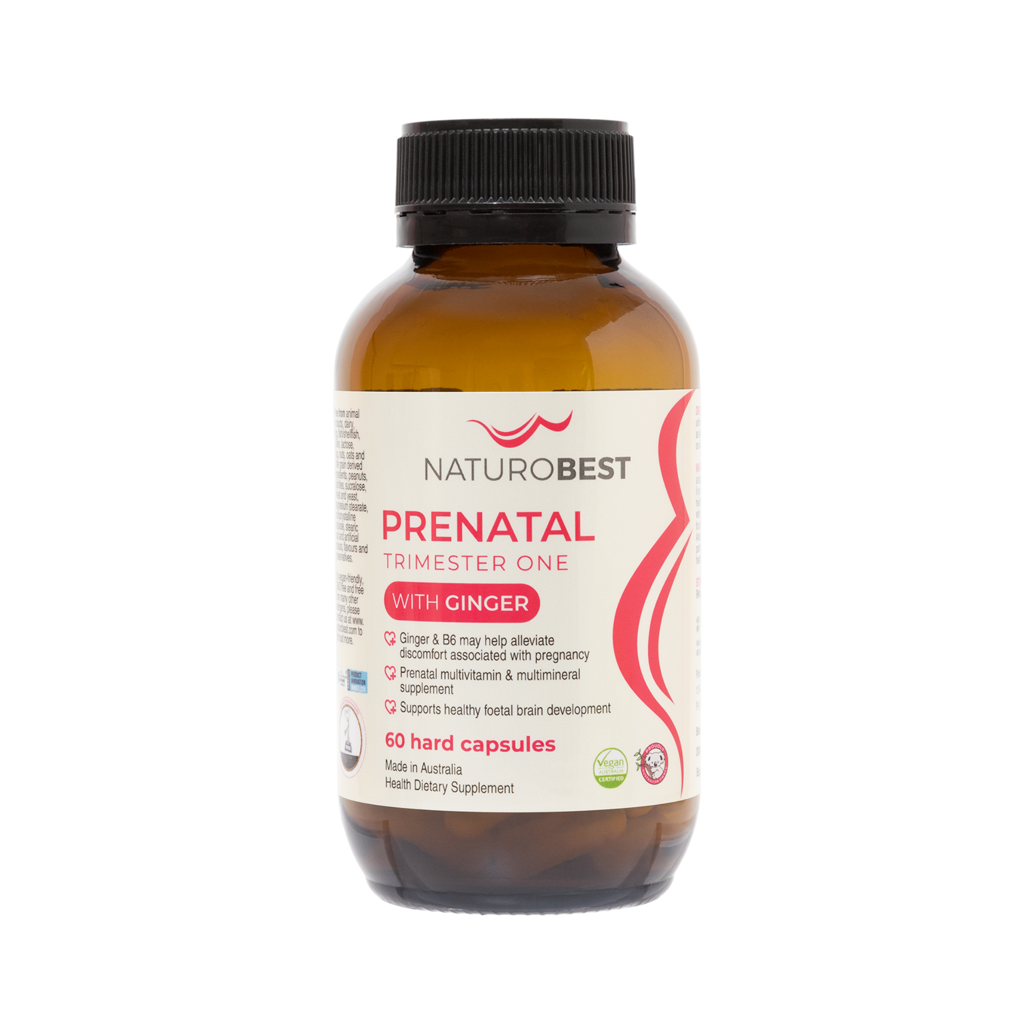 Prenatal Trimester One with Ginger | US Label | EOFY Sale - Buy 2, Get 50% Off!