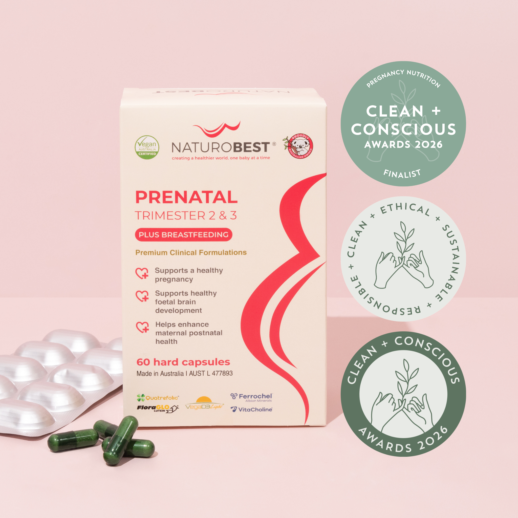 Prenatal Trimester 2 & 3 Plus Breastfeeding | Pregnancy & Breastfeeding Vitamins